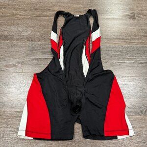 Pistol Pete Men’s Wrestling Singlet Black Red White Hard to Find Style